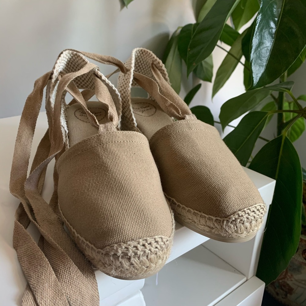 Toni Pons Espadrilles in Stone, Size 37